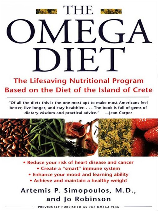 Title details for The Omega Diet by Artemis P. Simopoulos - Available